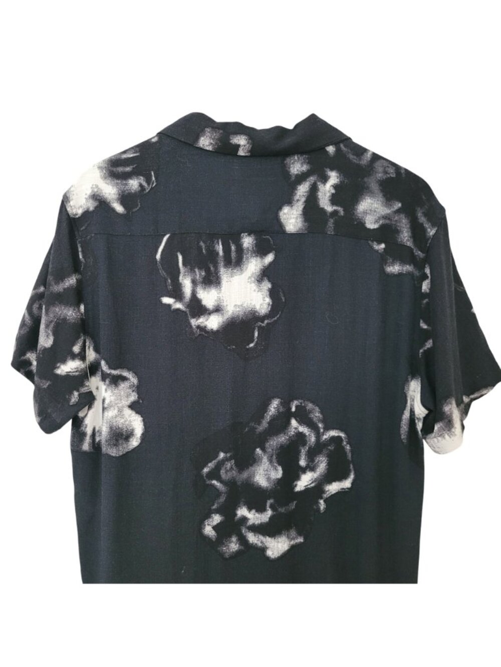 Denim & Flower Ricky Singh Floral Button-Up Shirt Mens Size L Black - Picture 4 of 8